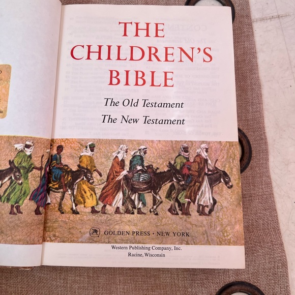 The Children's Bible Illustrated Stories Golden Press Vintage Hardcover 1965 - Picture 8 of 13